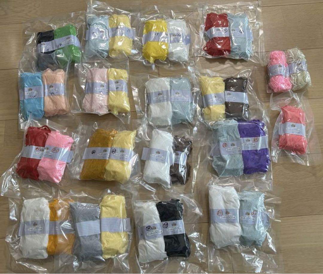 毛糸 35玉 まとめ売りディズニー ツムツム ニット&クロシェ