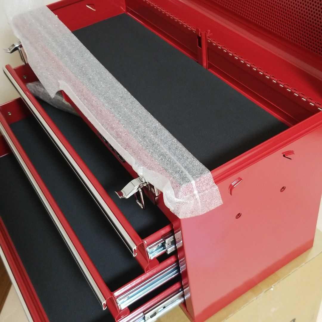 KTC 3段引き出し 工具箱 チェスト トレーつき レッド 新品 - rehda.com KTC 3段引き出し 工具箱 チェスト トレーつき レッド 新品 - rehda.com