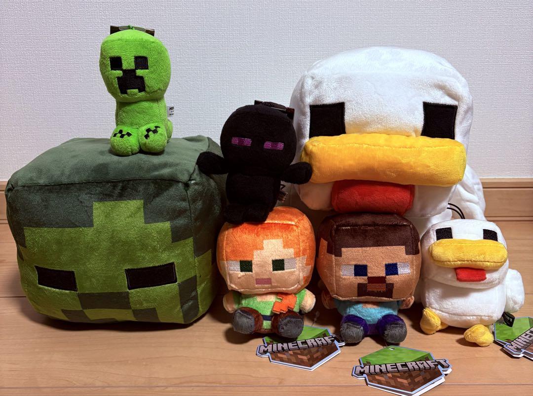 【マインクラフト】 ぬいぐるみ 7種セット