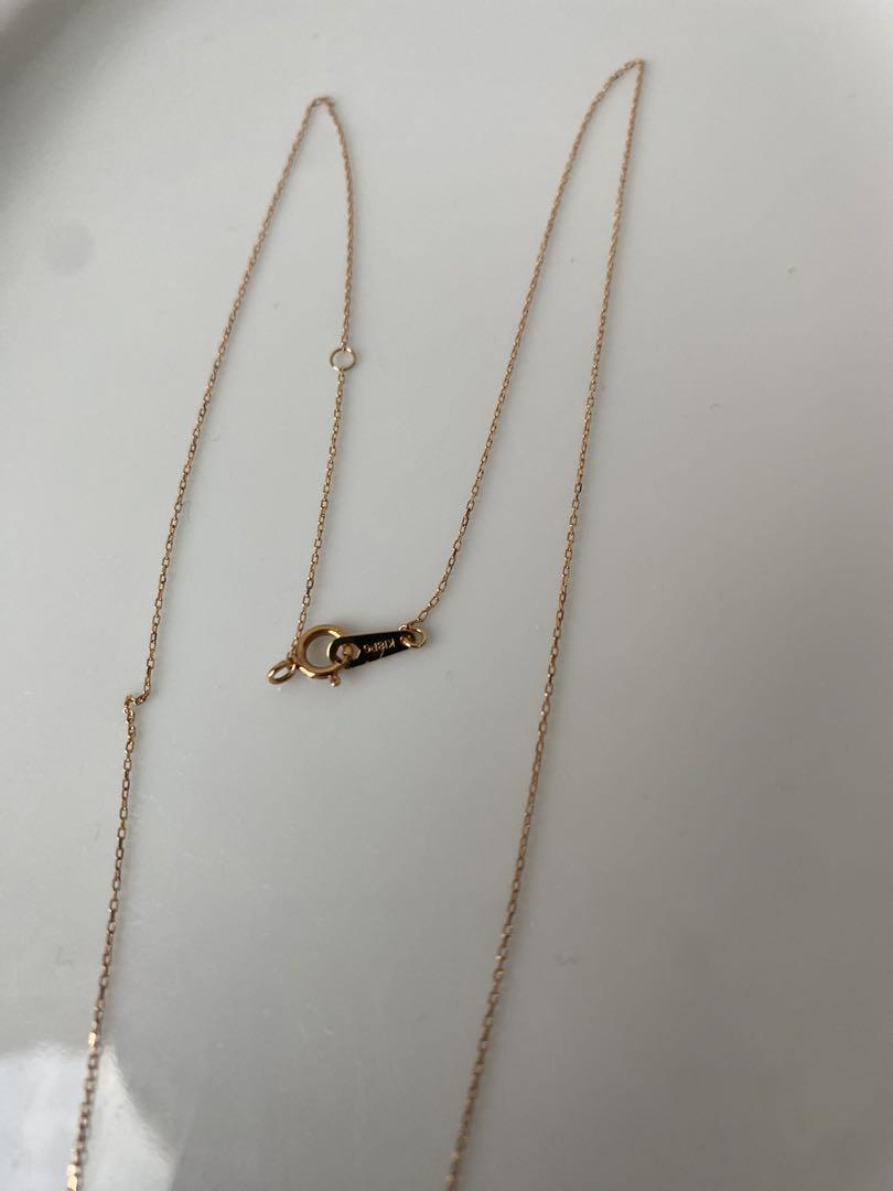 ハート ガーネット 天然ダイヤ ピンクトルマリン ネックレス 18k 18金 画像8