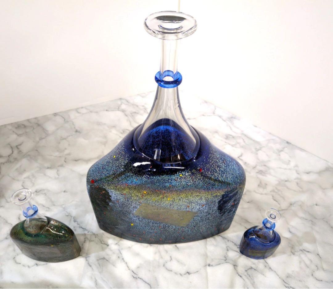 Kosta Boda Bertil Vallien 花瓶 3点セット Kosta Boda Bertil Vallien 花瓶 3点セット