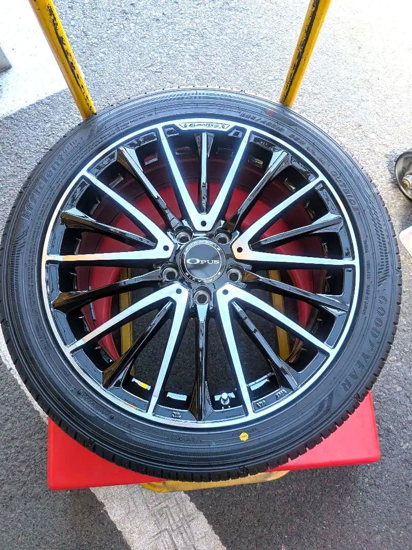 【新品】タイヤ・ホイールセット 18㌅ ユーロアクシス/オーパス 4本
