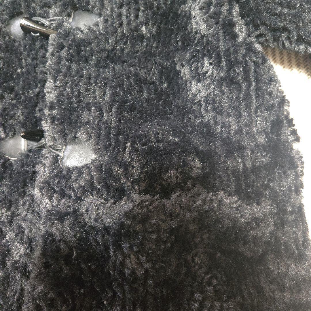 美品✨希少✨DENHAM デンハム ボアコート モコモコ ファーコート 黒 F 美品✨希少✨DENHAM デンハム ボアコート モコモコ ファーコート 黒 F