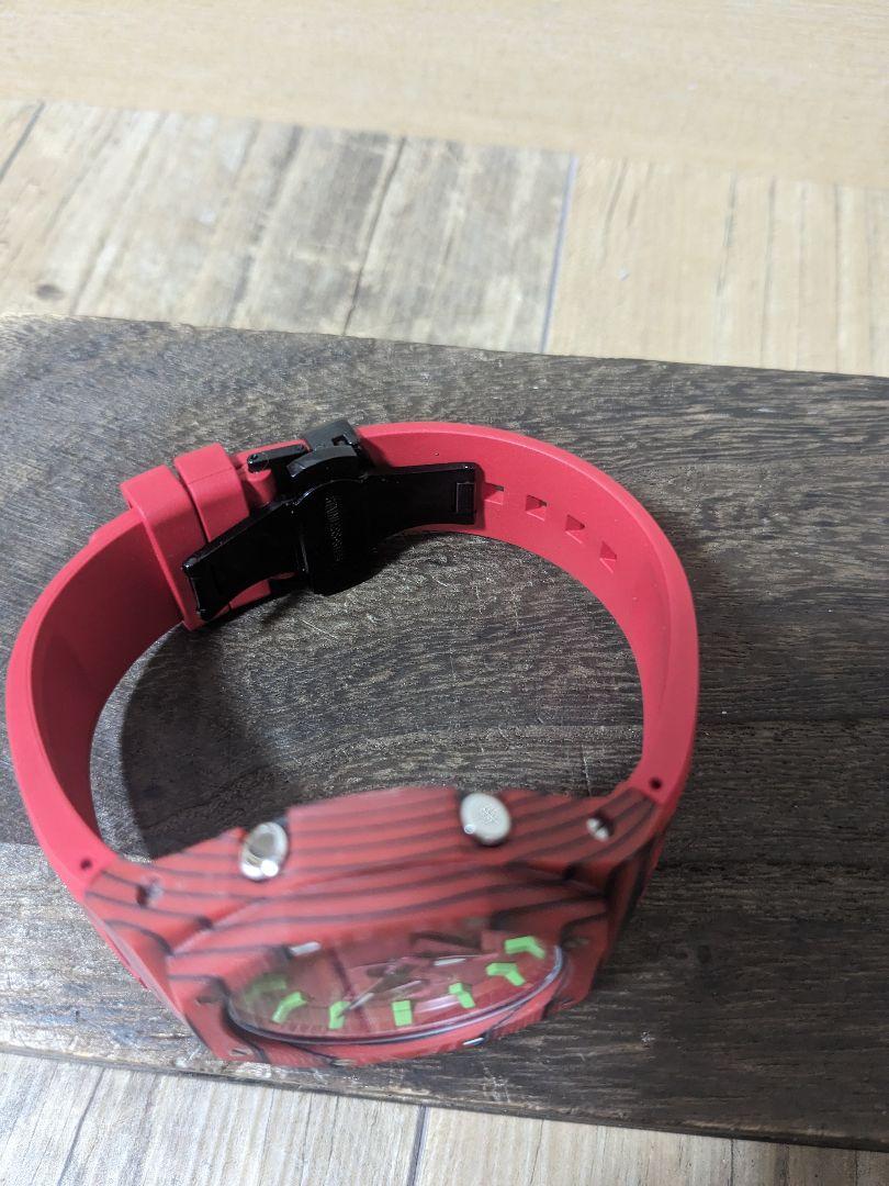 【美品】GA-2100 カシオーク カスタム品　エヴァ　アスカ風　カーボンベゼル