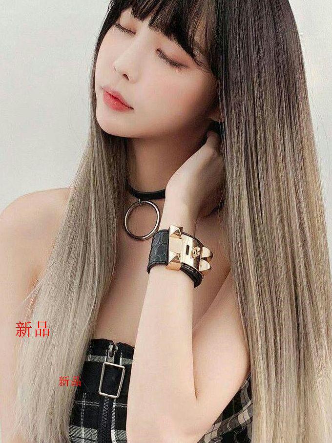 値下げ ロングストレート フルウィッグ 人毛 かつら