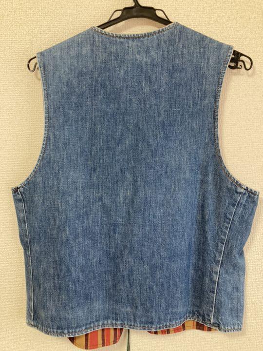 お得在庫 ルイージ様 デニムベスト BIG E NqxM7-m48281016687 70s Levis 人気お得