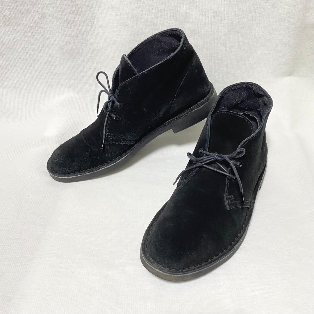 Clarks デザートブーツ チャッカブーツ スエード ブラック 27cm相当