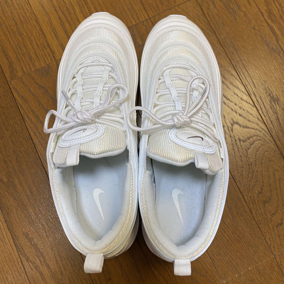 エアー 極美品 29cm NIKE AIR MAX 97 トリプルホワイトウルフグレー Cu6VR-m48281454436 Ⓣすので
