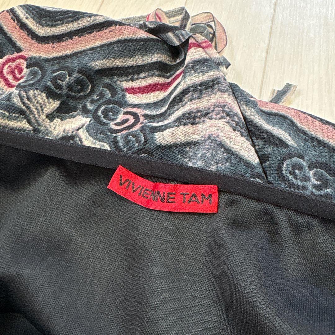 VIVIENNE TAM ヴィヴィアンタム スカート チャイナ フリンジ