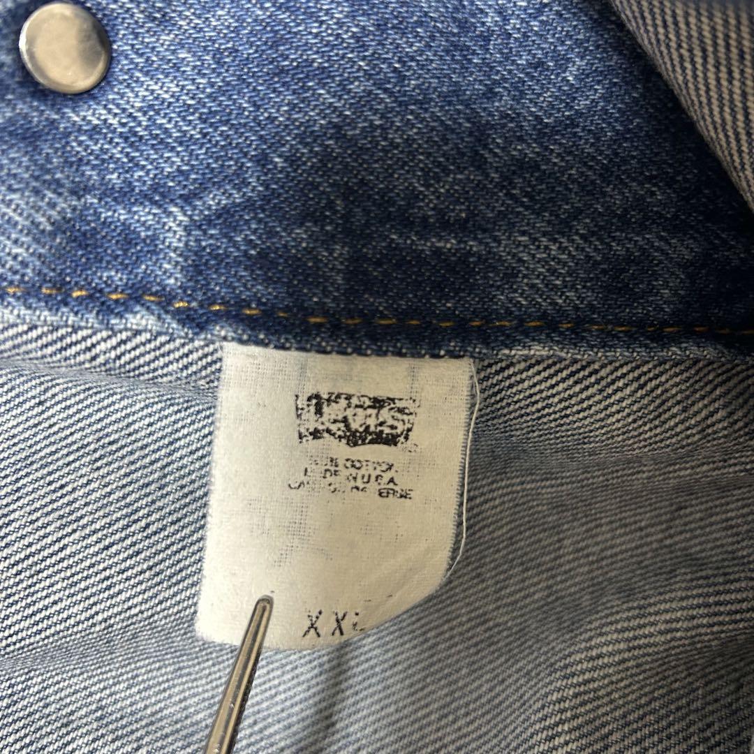 【 Levi's USA 】デニムジャケット【メンズXXL】ブルー　H35