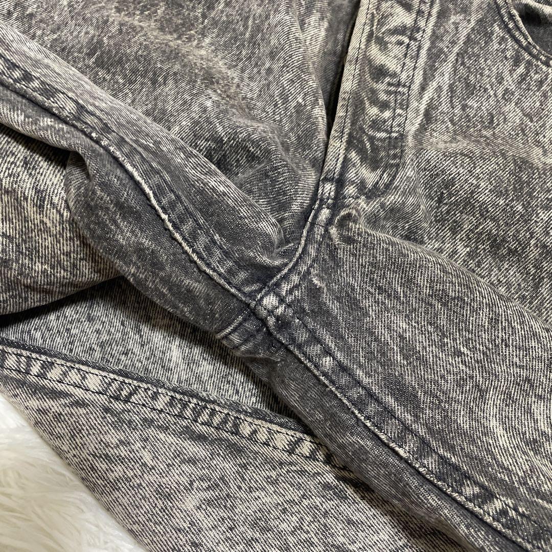 Levis 501 ブラック デニム USA製　ケミカルウォッシュ