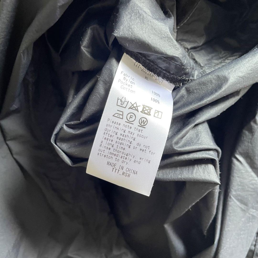 ttt_msw nylon pullover zipup shirt 画像5