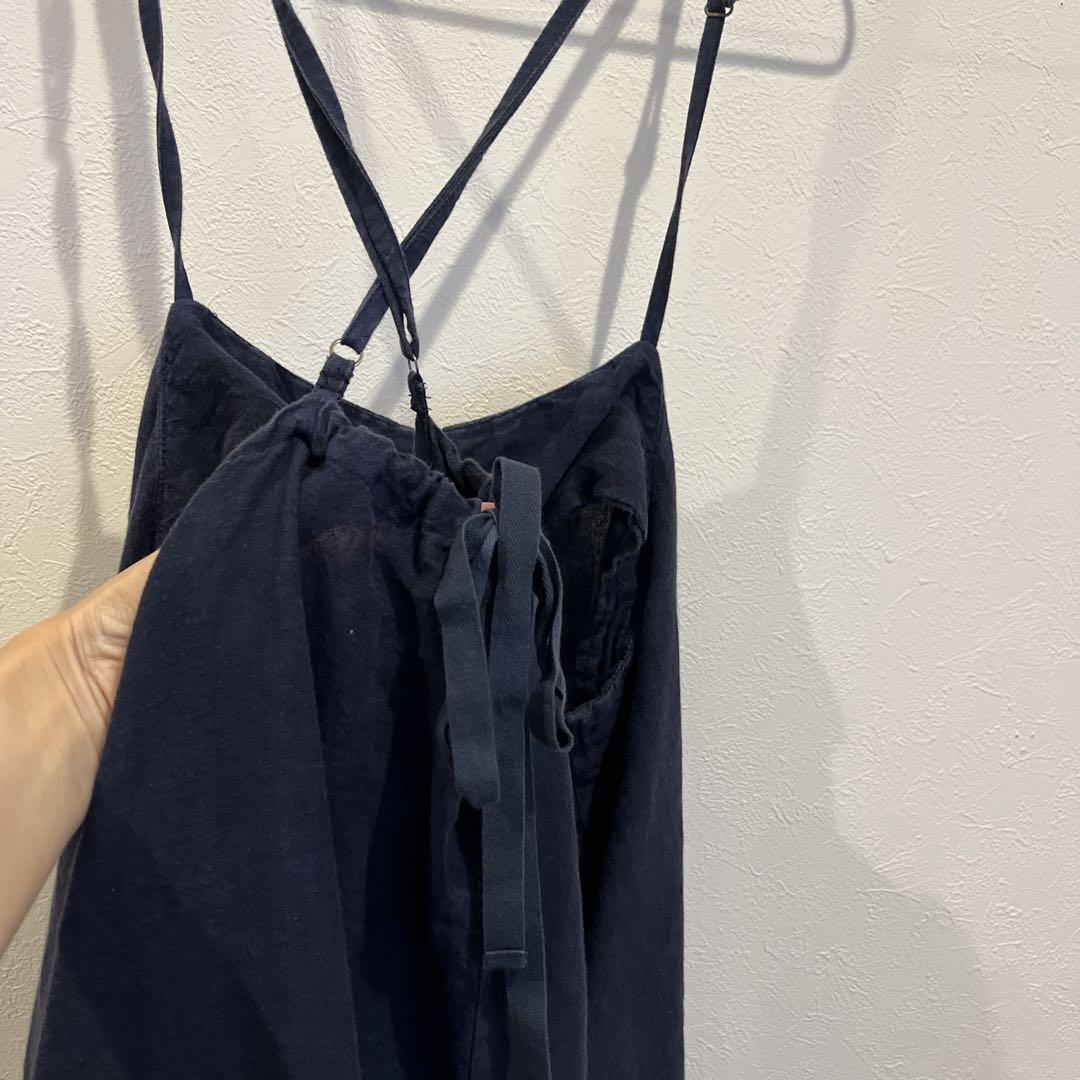 ネストローブ　サロペット　ネイビー