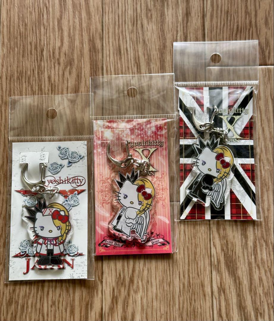 yoshikittyアクリルキーホルダー 10個セット yoshikittyアクリルキーホルダー 10個セット