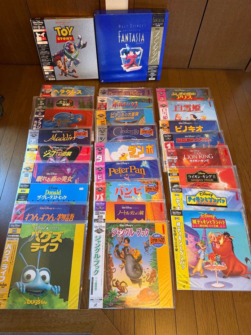 レーザーディスク 76枚 3BOX LD ディズニー ウルトラマン 奥特曼やや傷や汚れあり