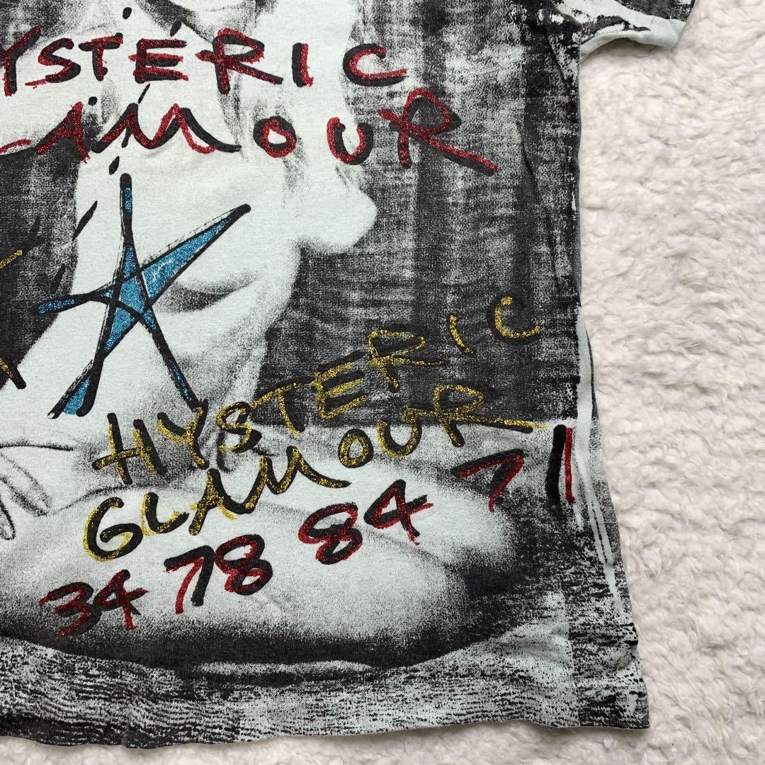 初期タグ Hysteric Glamour Tシャツ 両面プリント ヌードガール