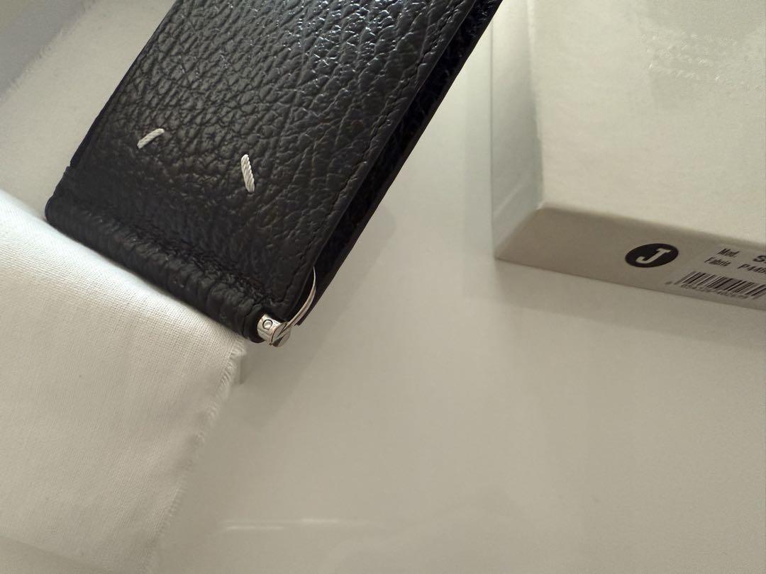 MaisonMargiela マルジェラ　マネークリップ　二つ折り財布　ブラック