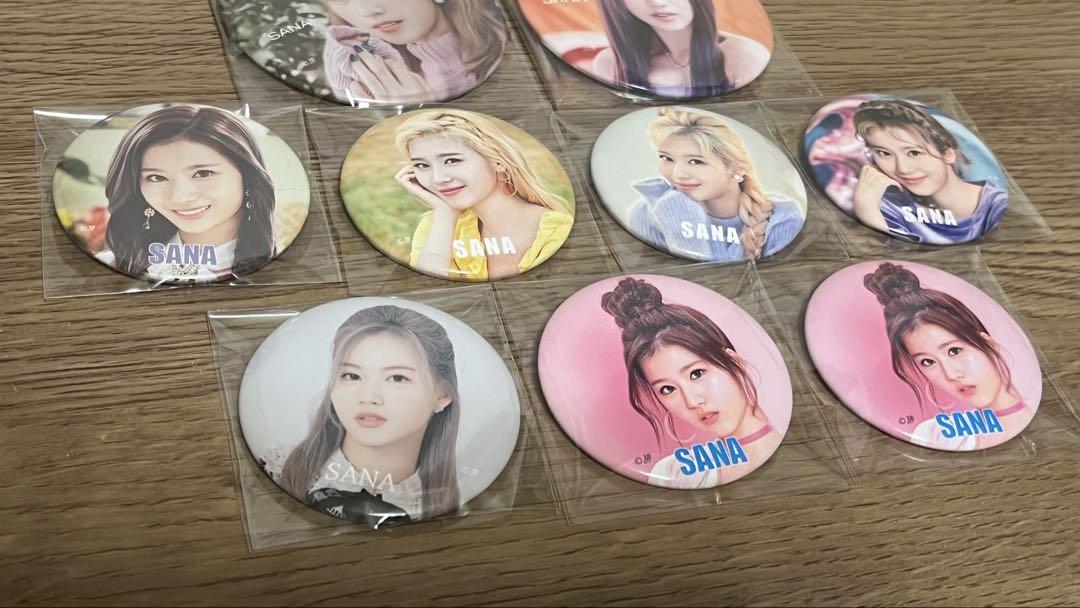 TWICE サナ 缶バッチ 缶バッジ 12個セット まとめ売り - メルカリ