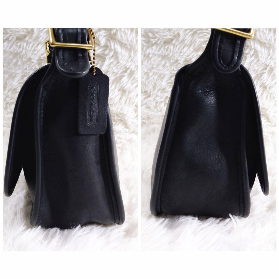 のフラップ┍ 良品 ショルダーバッグ ブラック 17WTa-m48293678547 オールドコーチ レガシースモールフラップ まさにヴィ