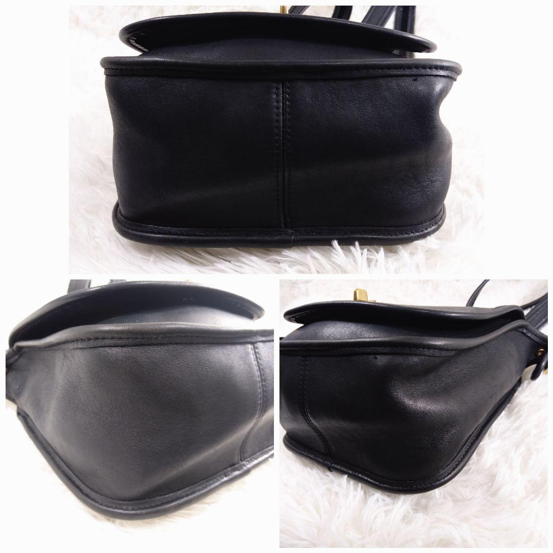 のフラップ┍ 良品 ショルダーバッグ ブラック 17WTa-m48293678547 オールドコーチ レガシースモールフラップ まさにヴィ