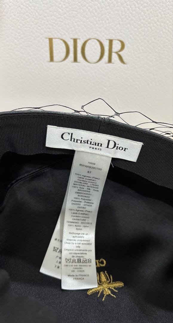 DIOR キャスケット ベール付き - メルカリ