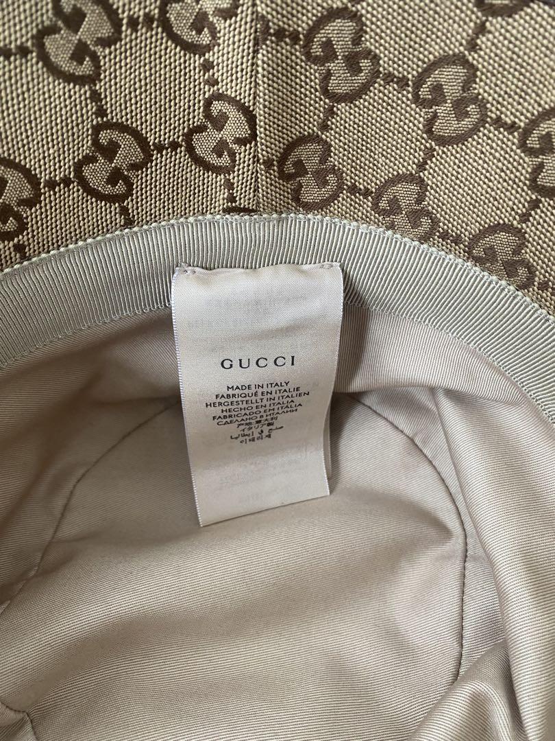GUCCI GGキャンバス フェドラハット　バケットハット