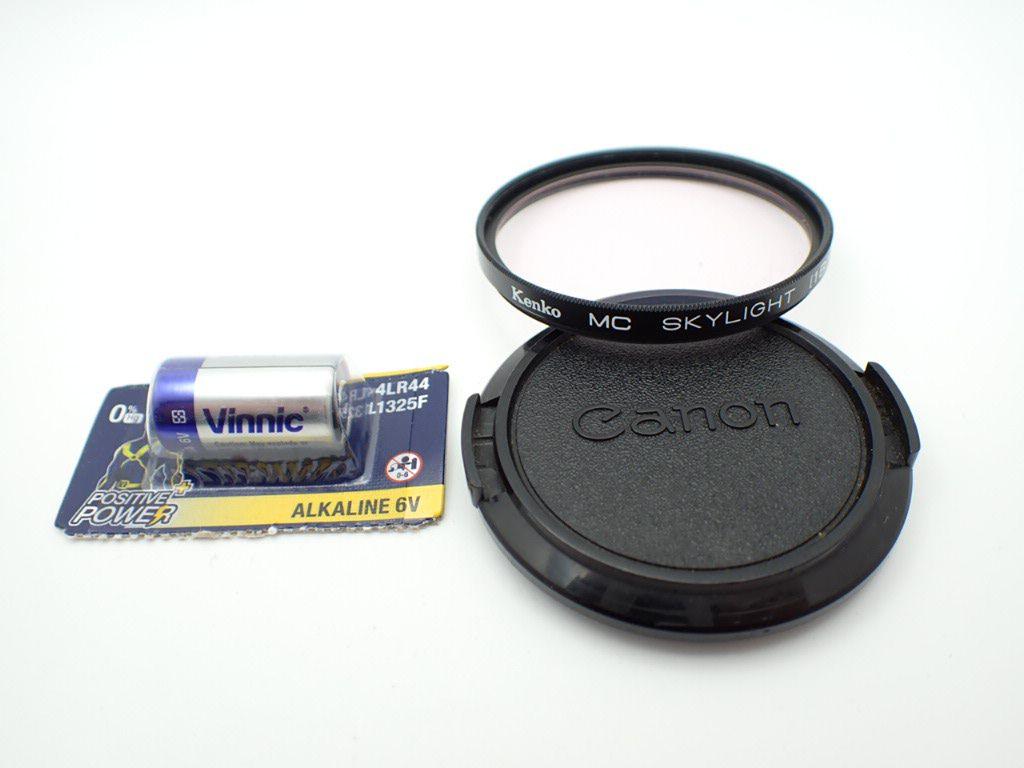 【動作確認済実用品】CANON AE-1＆New FD 50mm f1.8電池付