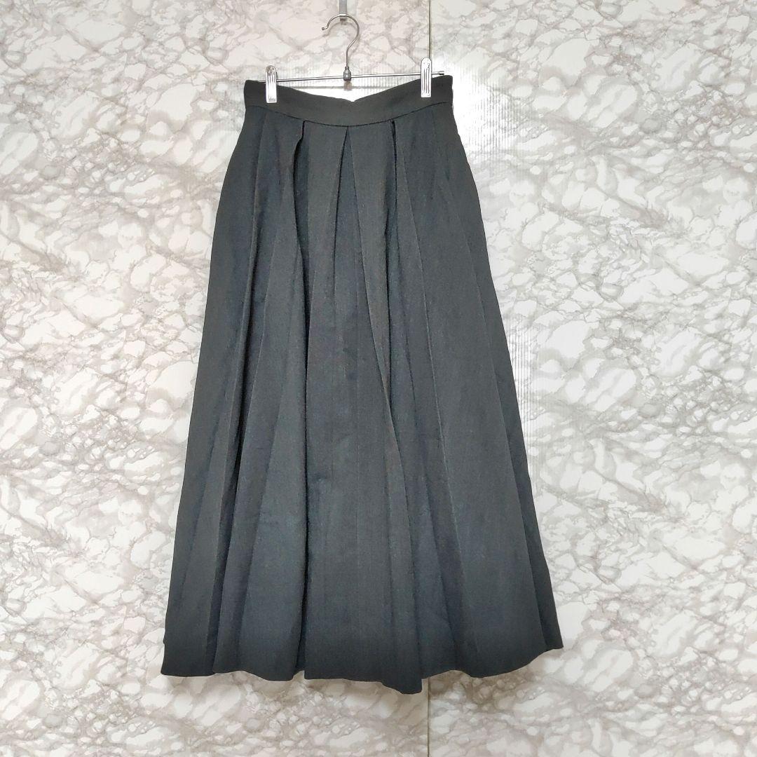 STYLEMIXER ロングプリーツスカート 裏地秋冬 ウエストファスナー M