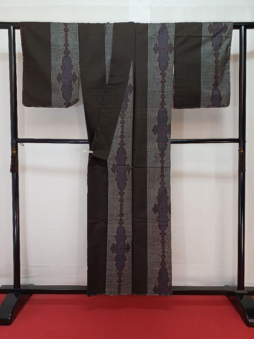 中古】 紬付下げ 紬着物 付下げ 付け下げ レディース 正絹 聚蚕