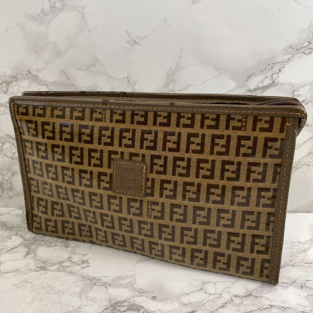 特価ブランド ヴィンテージ クラッチバッグ PVCコーティング 総ロゴ フェンディ FENDI - クラッチバッグ 特価ブランド ヴィンテージ クラッチバッグ PVCコーティング 総ロゴ フェンディ FENDI - クラッチバッグ