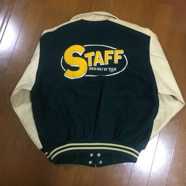 新品大得価 80s VAN STAFFスタジャン ビンテージ dwTyb-m48300174853 人気超激安