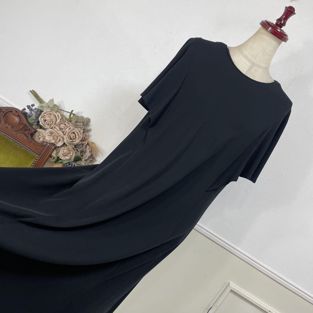 A美品　大きいサイズ　FAVEUR ブラック　ワンピース