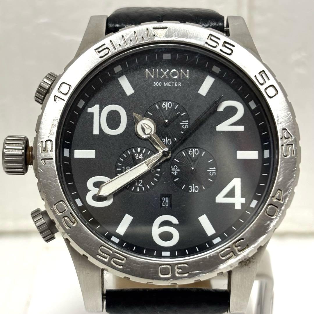 美品 NIXON ニクソンTHE 51-30 CHRONO クロノ クォーツ