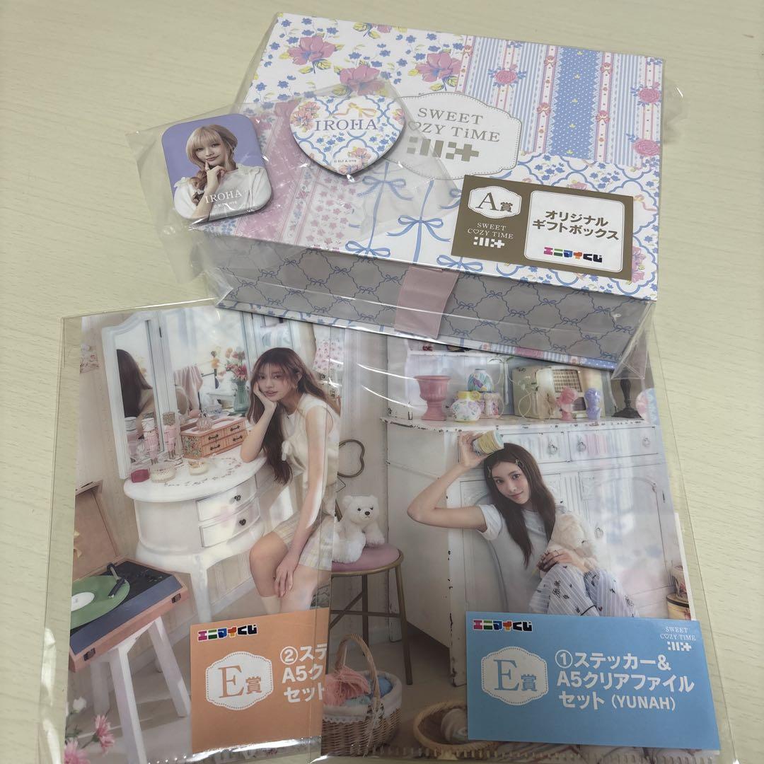 4点まとめ　ILLIT　エニマイくじ　オリジナルギフトボックス　MOKA セット ILLIT エニマイくじ まとめ売り オリジナルギフトボックス