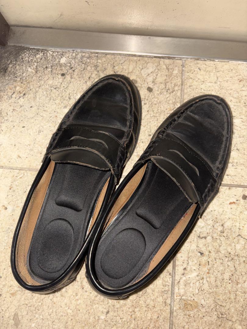jkの頃のブラックレザー ローファー