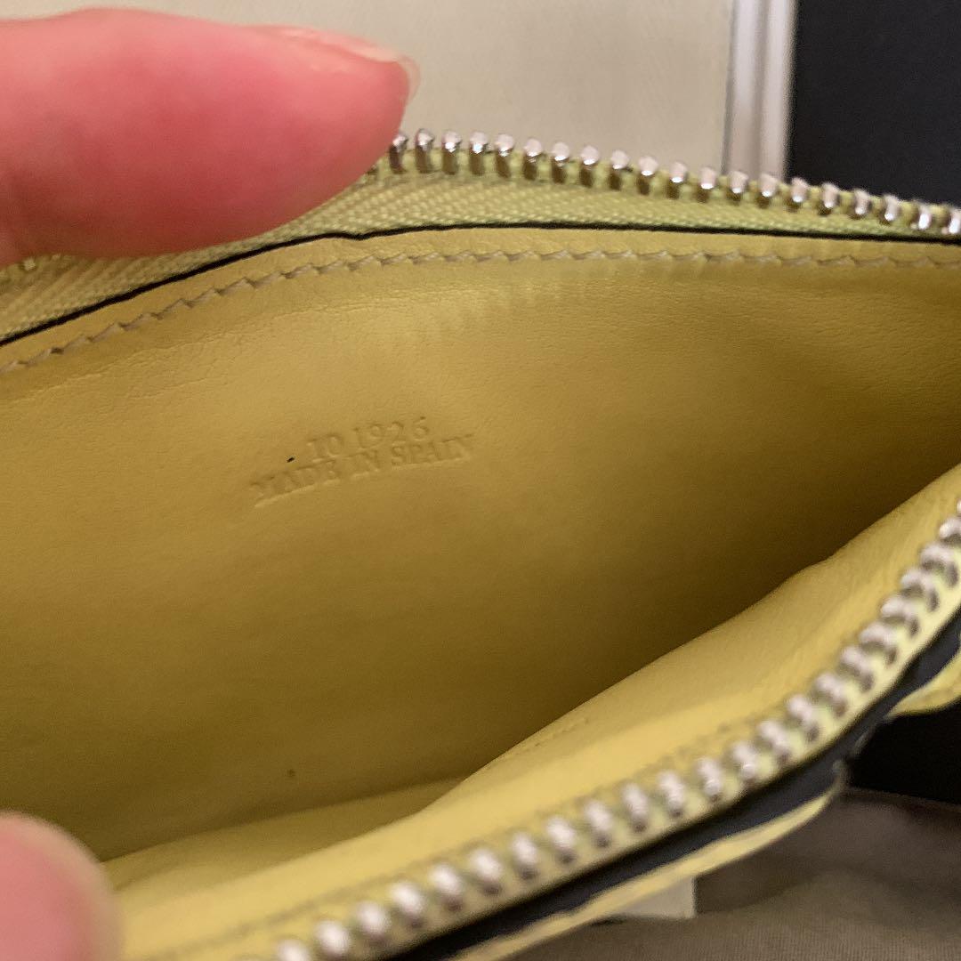 低価限定SALE 難あり コイン&カードケース ミニ財布 fo5pb-m48309939166 LOEWEロエベ エナメル加工 最新作低価