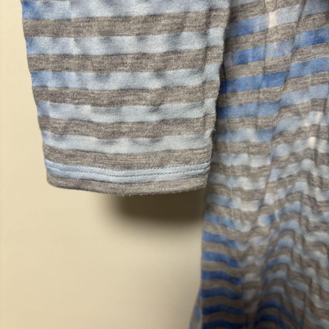 トップス ARMANI collezioni boarder long sleeve