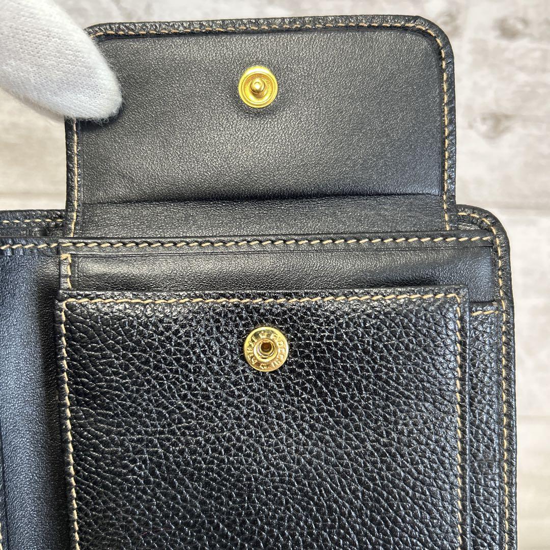 新品未使用　ダンヒル　dunhill ブラック 二つ折り財布