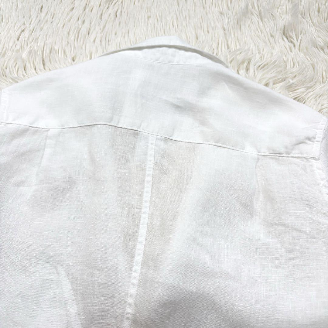 ✨美品✨フランクアンドアイリーン　スキッパーシャツ　BARRY リネン100%