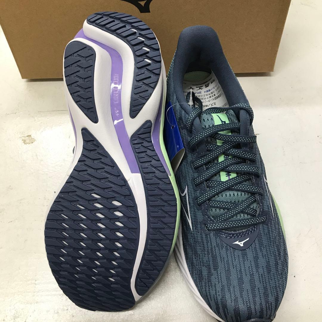 ミズノ　ランニングシューズ　ウエーブライダー　23.5cm 幅2E
