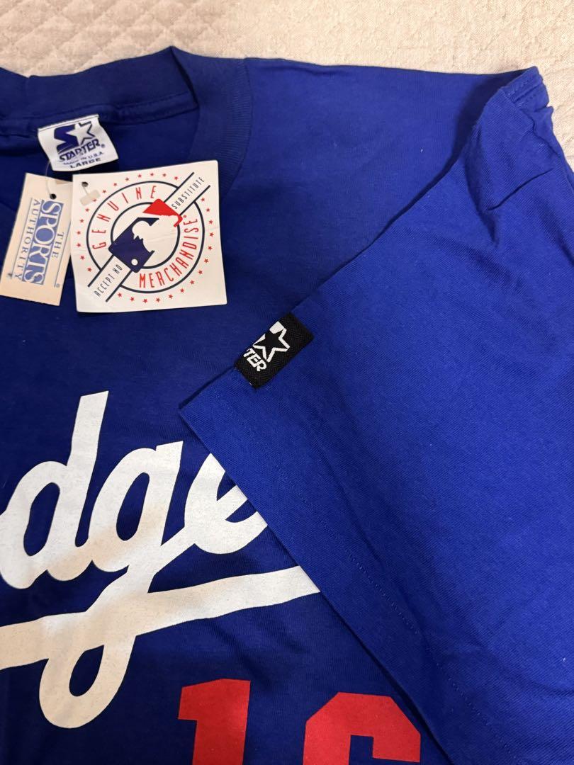 新品 ☆ ビンテージ T スターター LA ドジャース 野茂 英雄