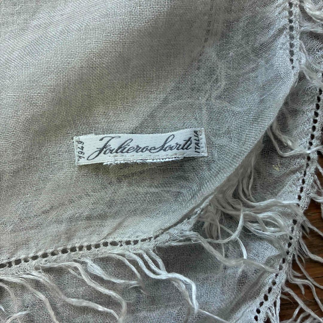 ファリエロサルティfaliero sarti　大判ストール　モダール×カシミア