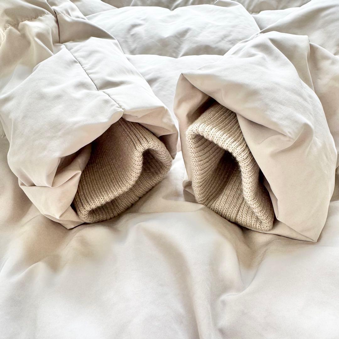 美品✨IENA 23AW リサイクルダウンショートコート フード ベージュ 38 美品✨IENA 23AW リサイクルダウンショートコート フード ベージュ 38