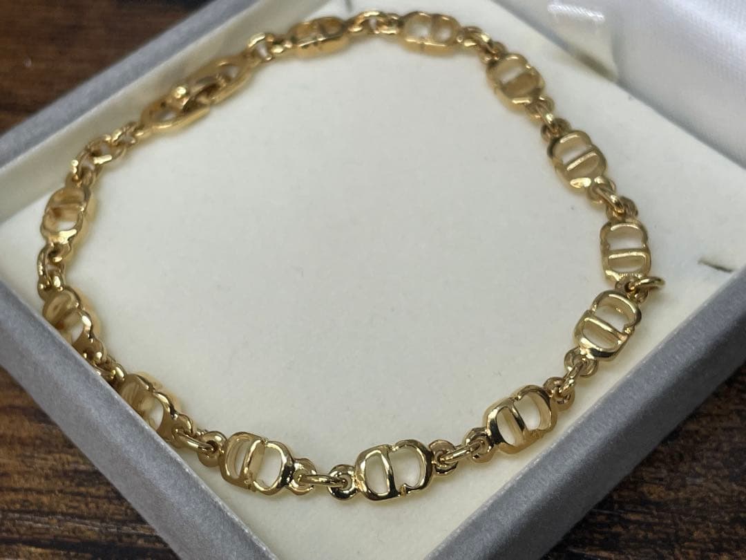 ディオール ブレスレット CDロゴ ゴールド チェーン ディオール ブレスレット CDロゴ ゴールド チェーン