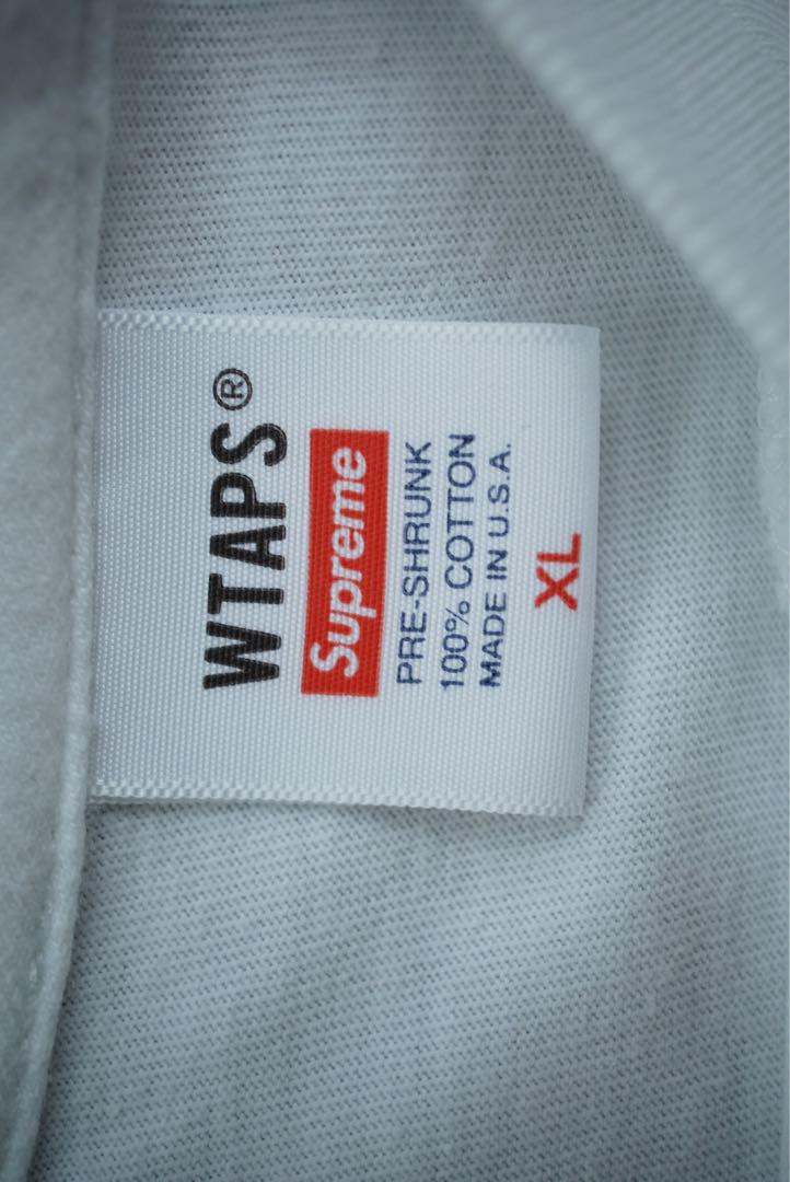 21aw Supreme wtaps Tシャツ XL シュプリーム ホワイト 白