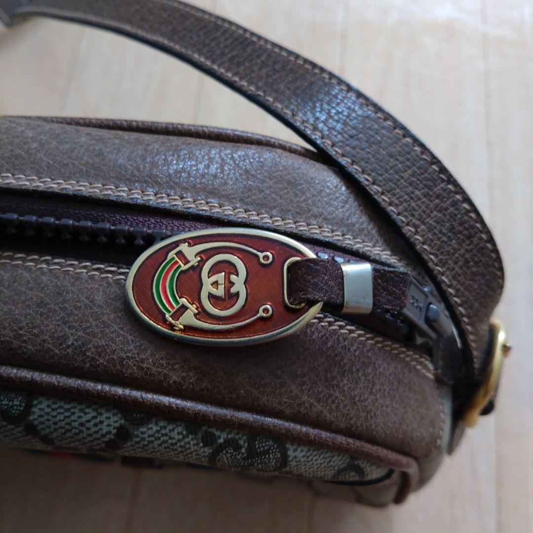希少　オールドGUCCI　シェリーライン　1970年代 ショルダーバッグ