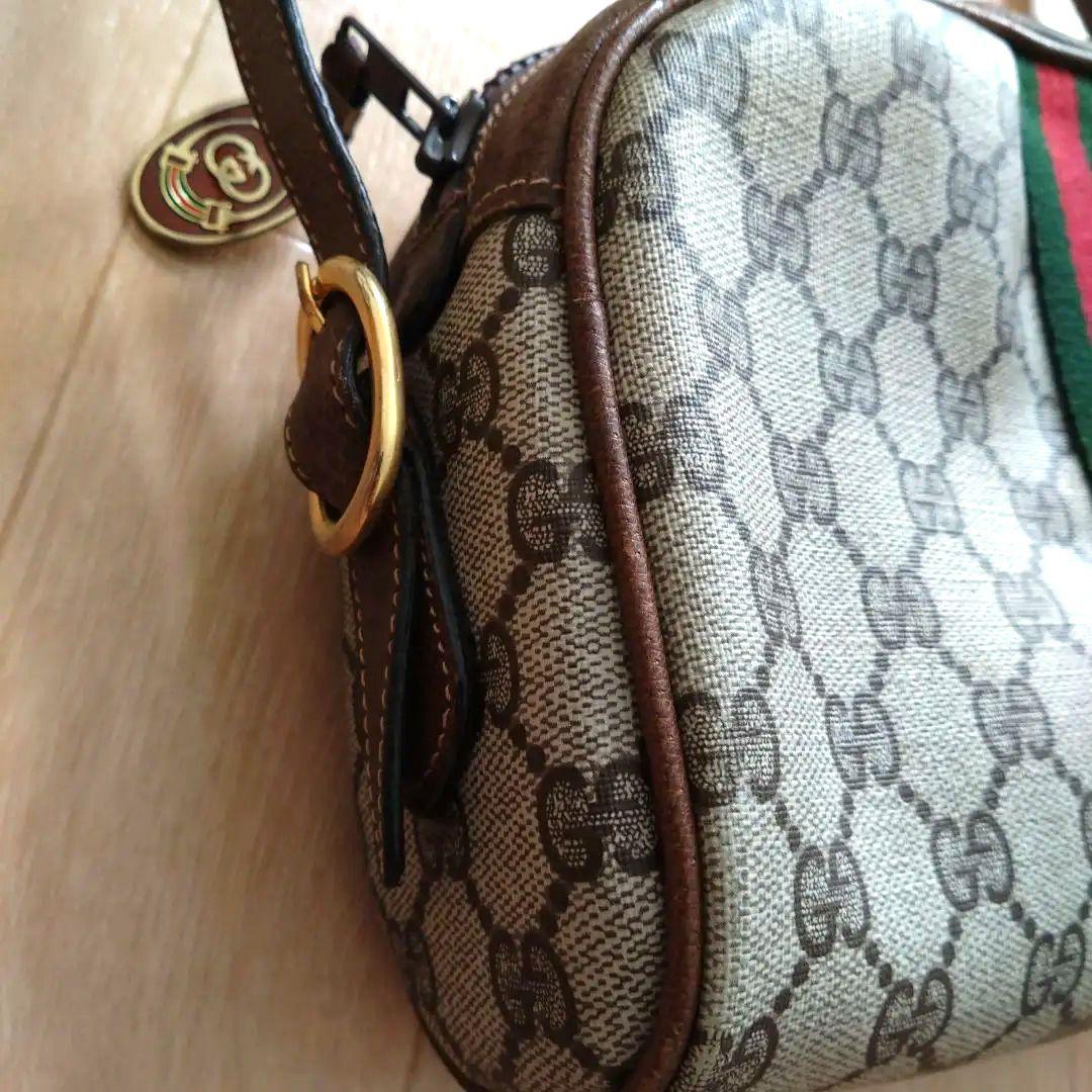 希少　オールドGUCCI　シェリーライン　1970年代 ショルダーバッグ