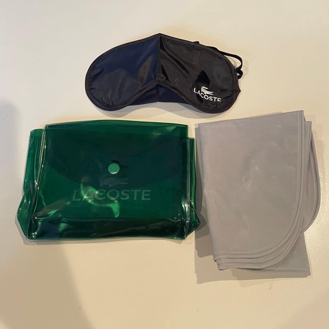 【レア★非売品】ラコステ　LACOSTE アイマスク　ネックピロー