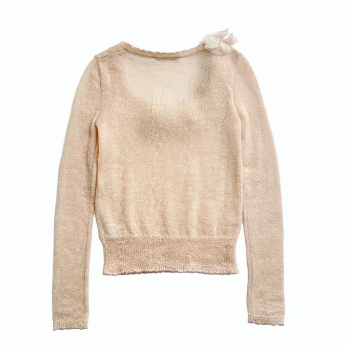 未使用 定価16万 Blumarine ブルマリン フラワー ニット