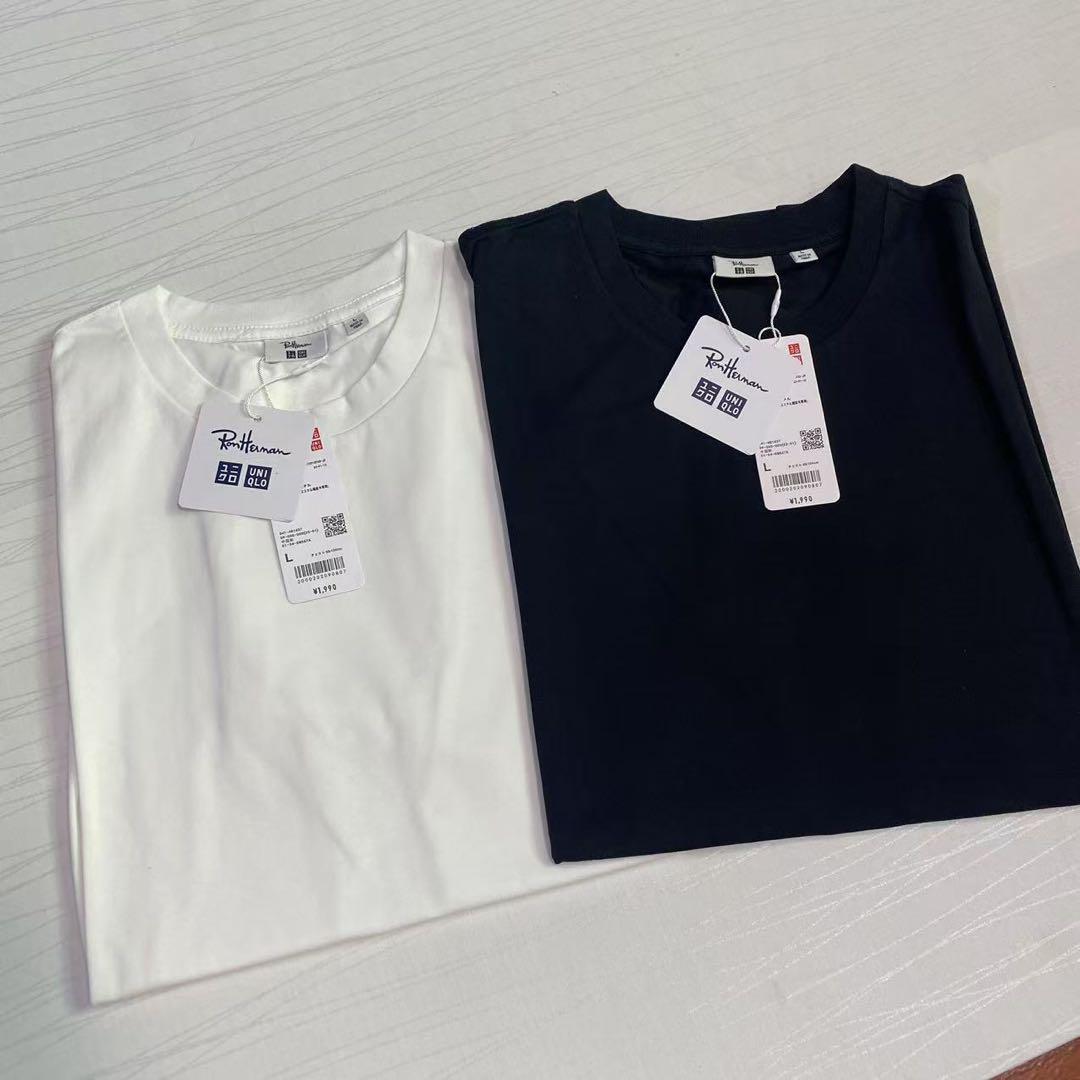 玉川高島屋限定 ユニクロ×ロンハーマン コラボTシャツ 白黒2枚